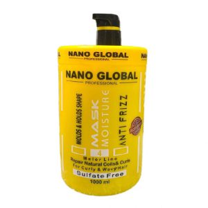 ماسک مو اکتیویتور موهای فر و مجعد فری سولفات نانو گلوبال Nano Global